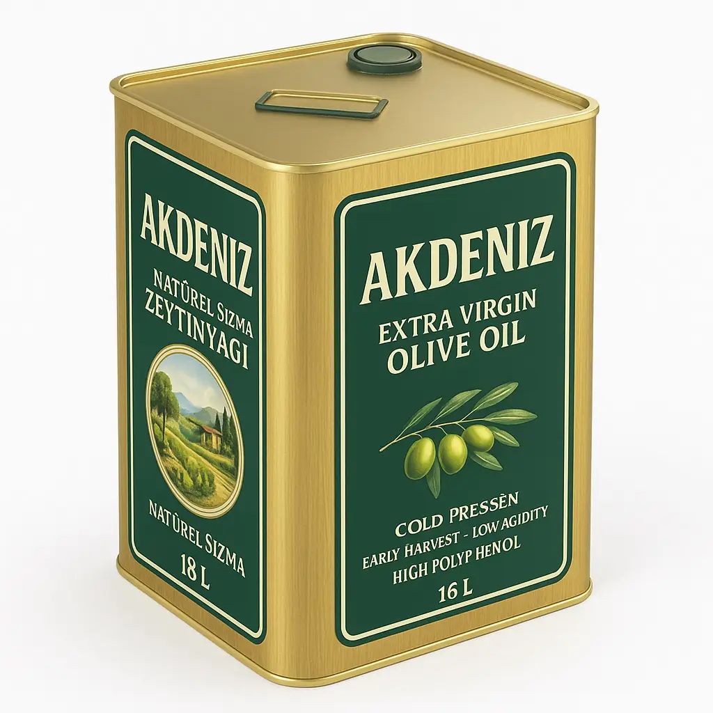 Akdeniz Natürel Sızma Zeytinyağı Net: 16 Kg